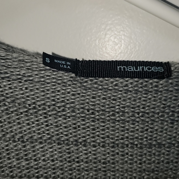 Maurices ruffled-open cardigan sweater size small - Picture 4 of 7